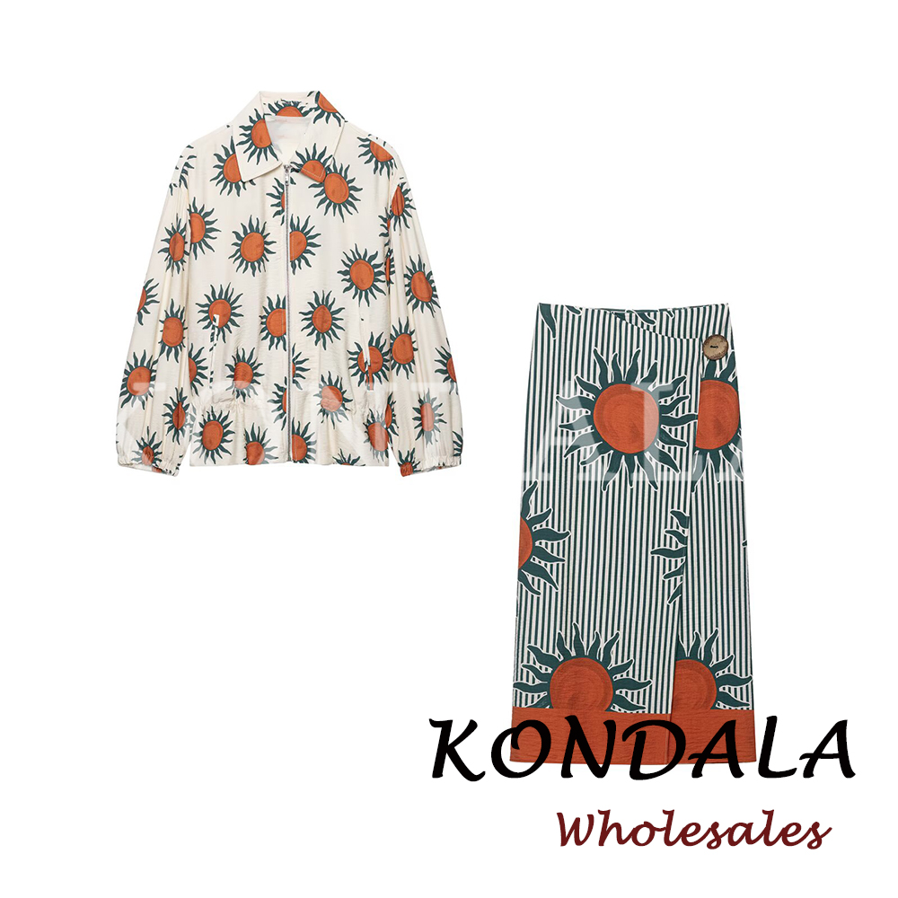 Vintage Fashion Jacket - Комплект KONDALA: стильный осенний женский костюм
