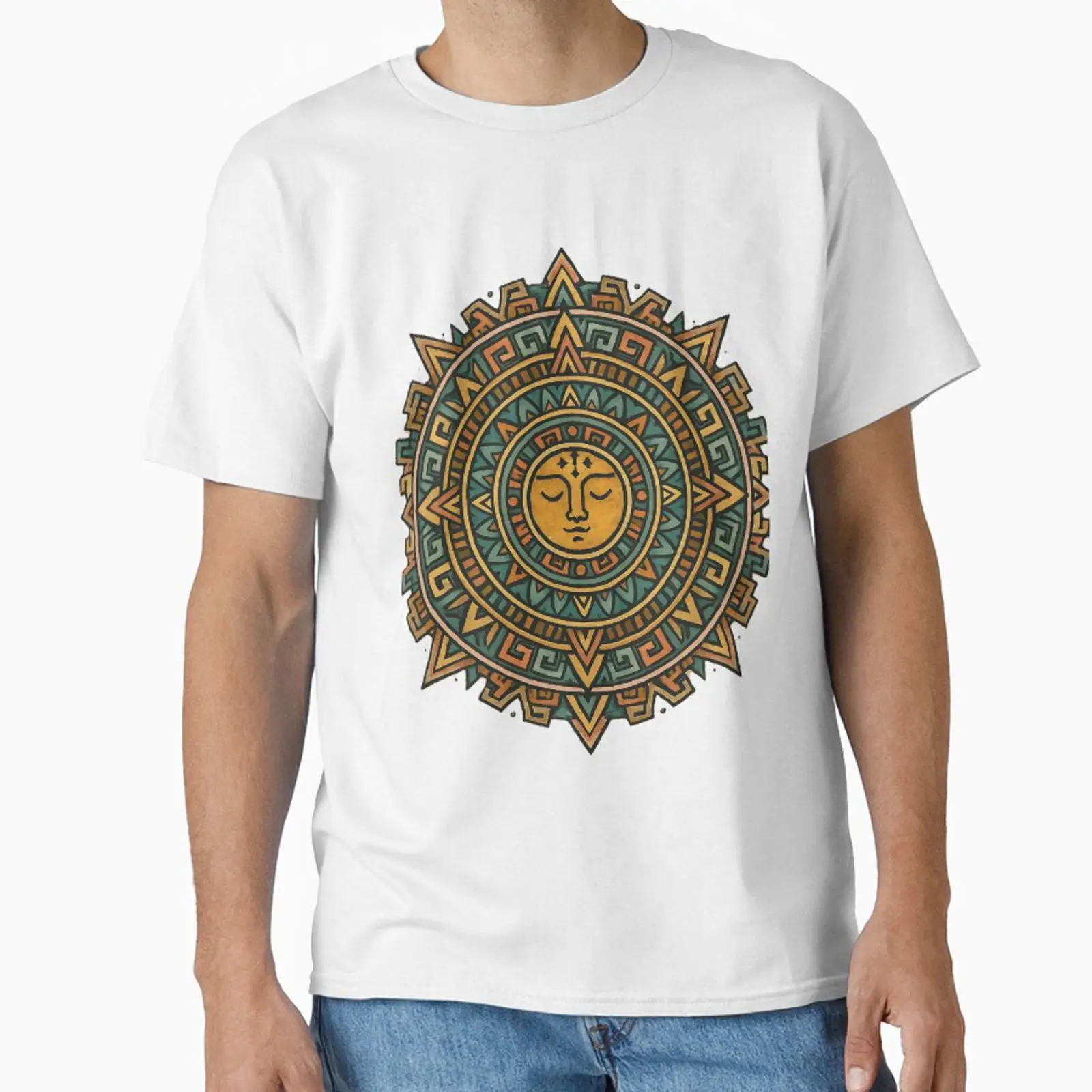 Vintage Fashion Uk - Дизайнерская одежда Aztec Sun Mandala, разработанная