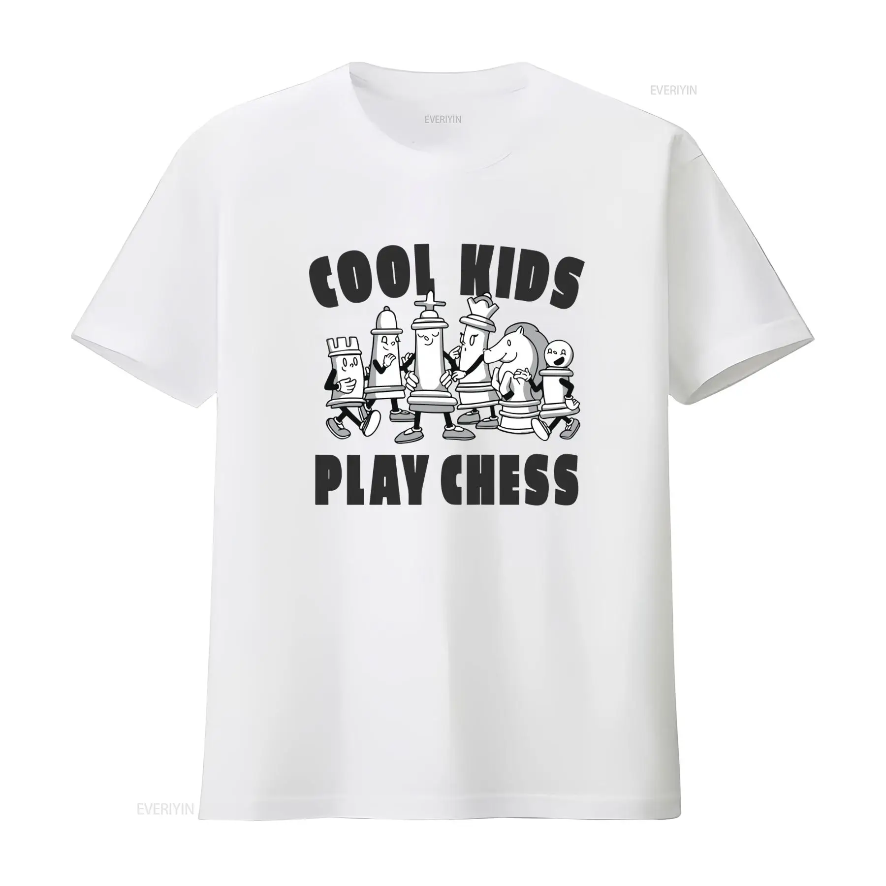 Vintage Fashion Game - Футболка Cool Kids Play Chess из
