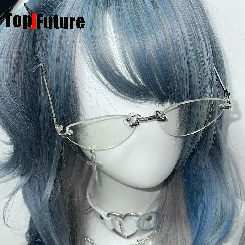 Vintage Fashion Subculture - Очки в стиле Y2K для девушек,