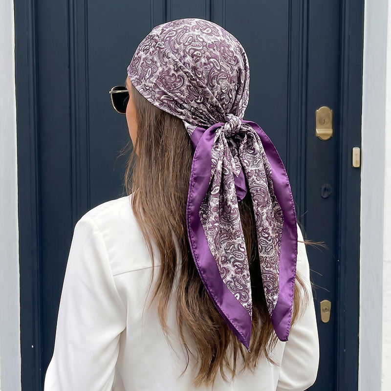 Винтажный атласный квадратный  – обзор и цена Vintage Fashion Hijab