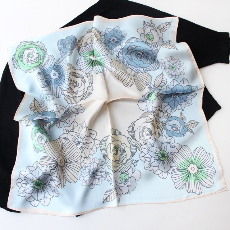 Новый шелковый платок из 100%  – обзор и цена Vintage Fashion Hijab