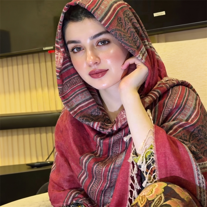 Винтажный хиджаб с узором пейс – обзор и цена Vintage Fashion Hijab