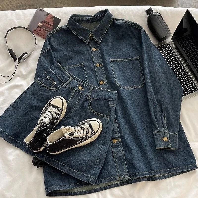 Комплект из джинсовой юбки в с – обзор и цена Vintage Fashion Jacket
