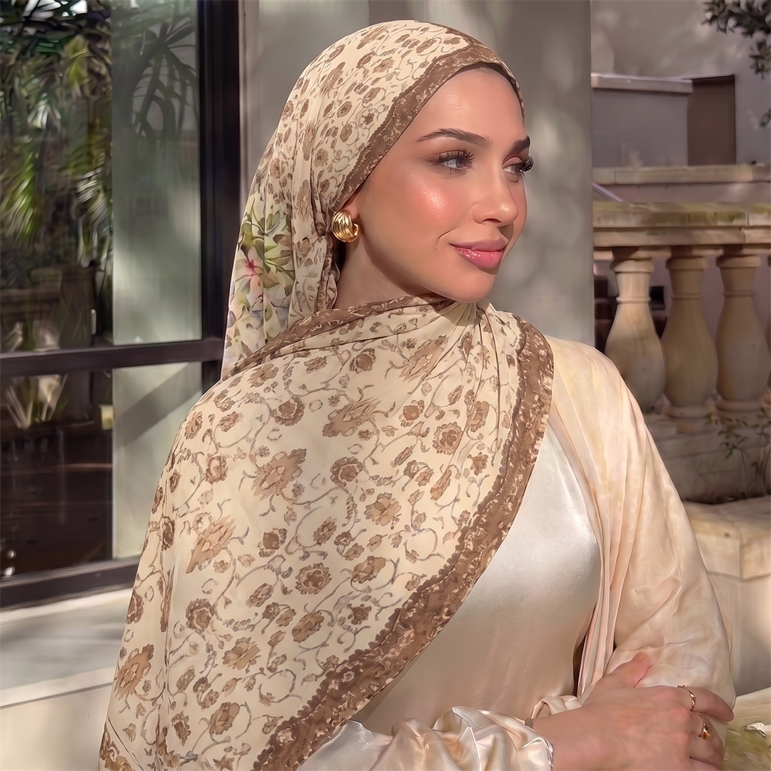 Винтажный хиджаб с цветочным п – обзор и цена Vintage Fashion Hijab